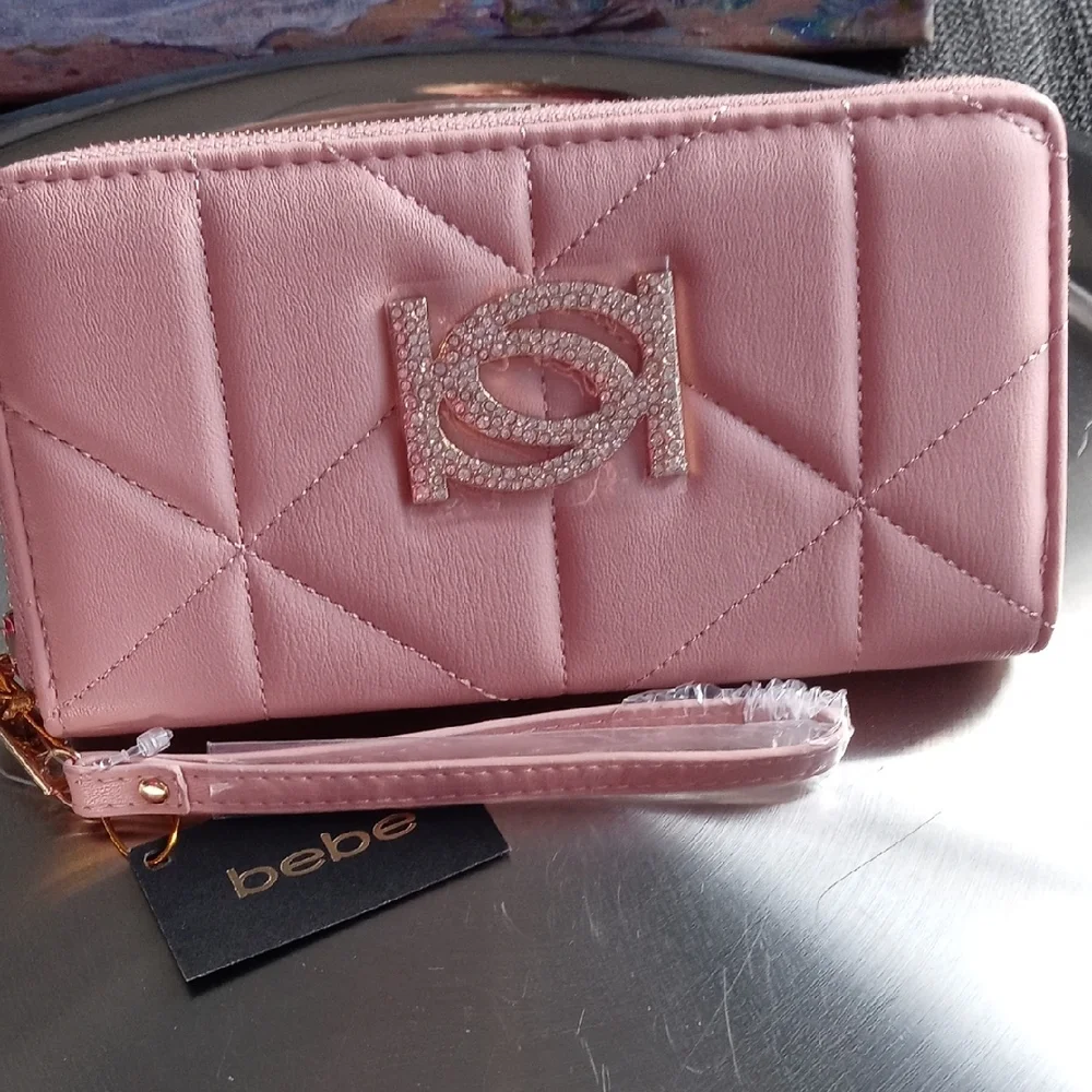 Wallet Long Bebe Elegant Pink Quilted - Picture 7 of 8